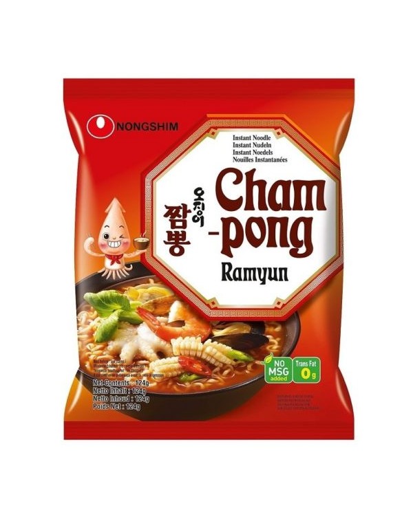 NONGSHIM SPICY SEAFOOD NOODLES - 124G
